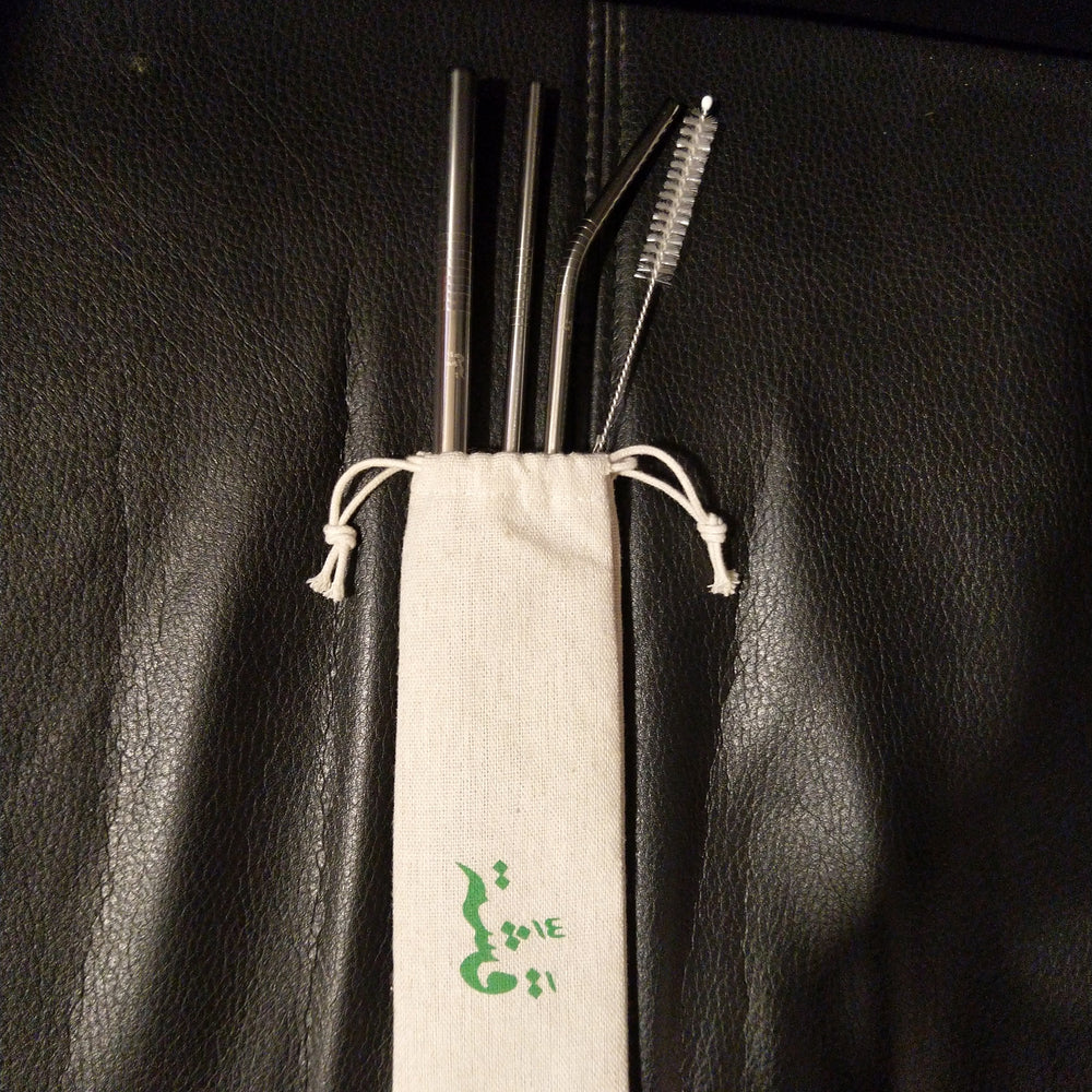 Qasheh Stainless Steel Metal Straws قشة