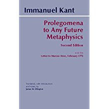 Prolegomena to Any Future Metaphysics: and the Letter to Marcus Herz, February 1772 (Hackett Classics)