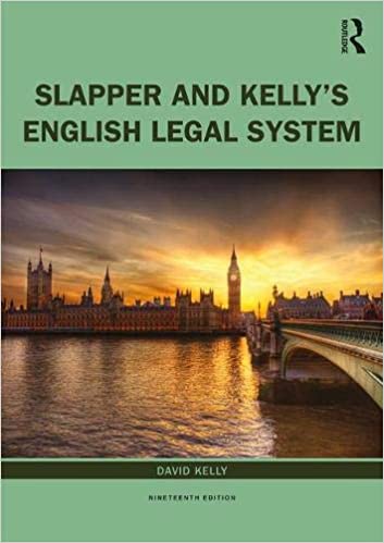 Slapper and Kelly's English Legal System