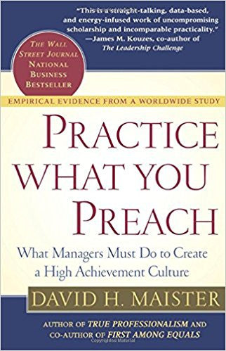 Practice What You Preach