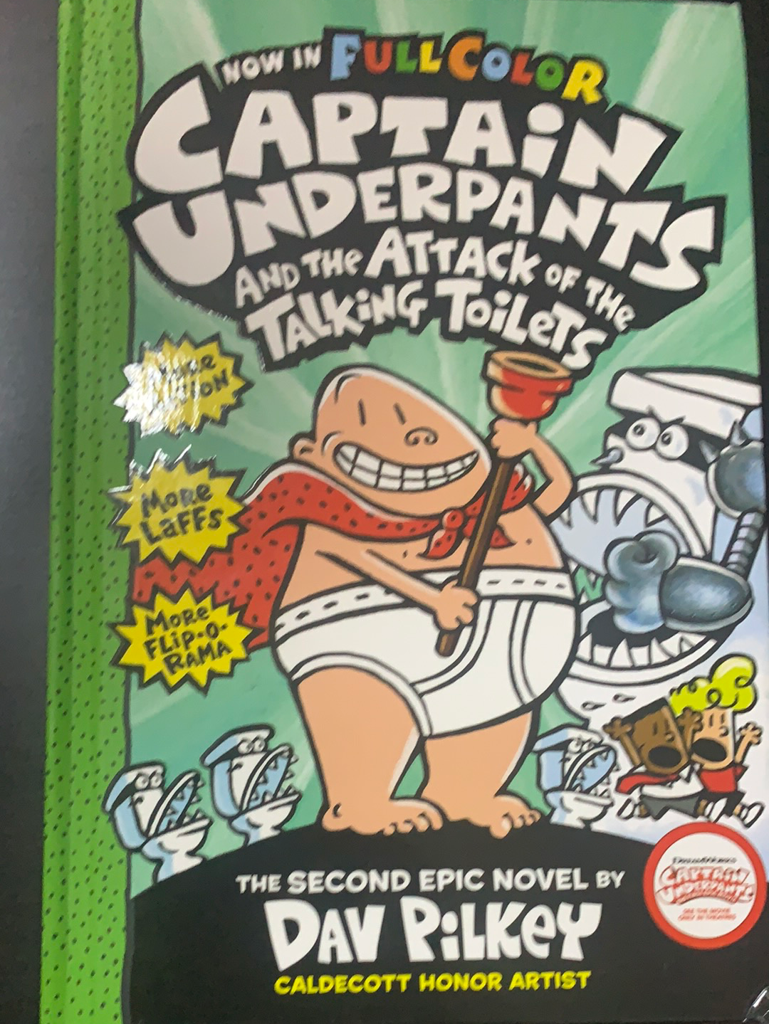 Captain Underpants and the Attack of the Talking Toilets
          
         | Dav Pilkey | Hardcover / 9780545599320