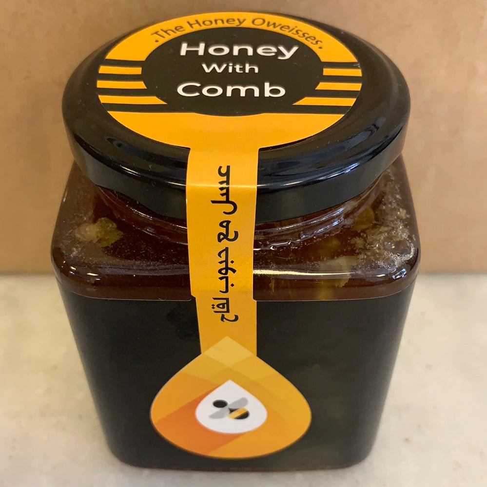 400 gm Honey With Comb - The Honey Oweisses